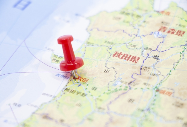 秋田県の大きさはどのくらい?面積・人口・人口密度を比較解説!