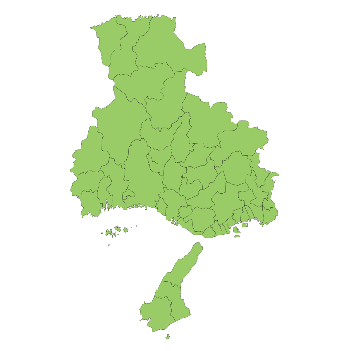 兵庫県の大きさはどのくらい？面積・人口・人口密度を比較解説！