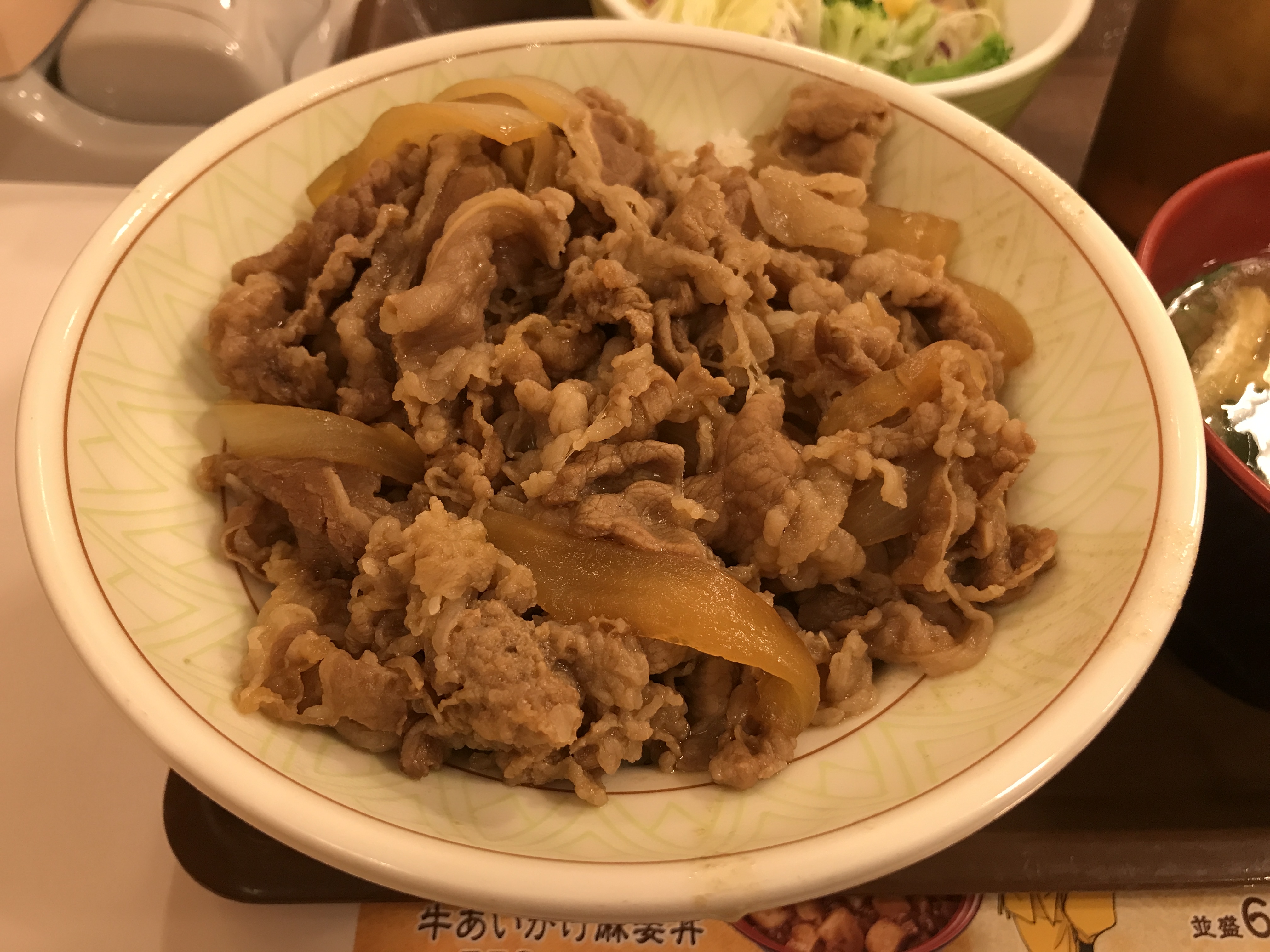 すき家の中盛ってどんなサイズ？肉の量・米の量は並とどう違う？